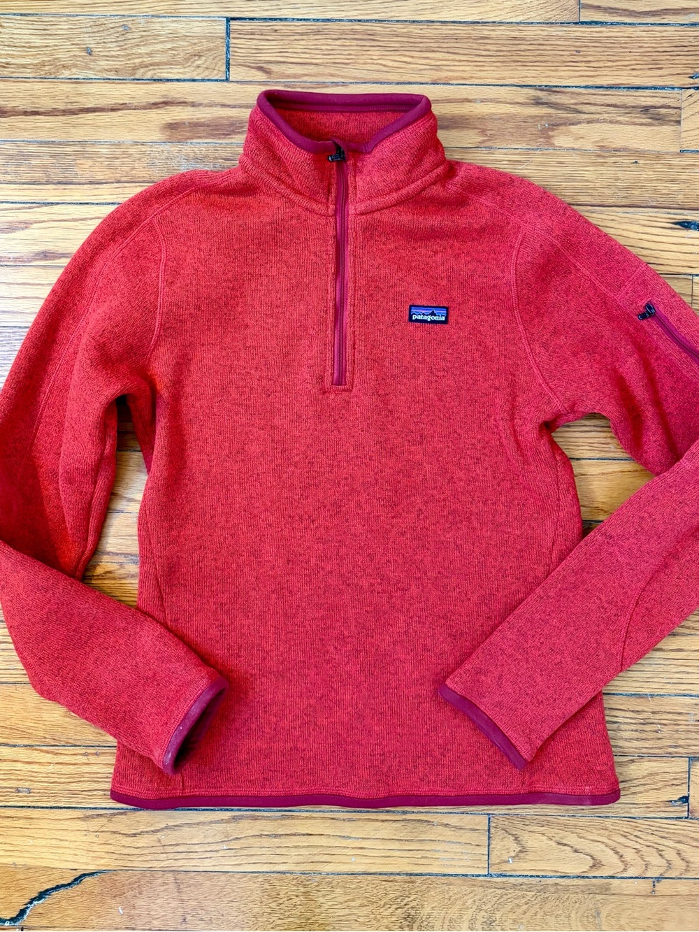 Patagonia Women's Half-Zip Fleece Pullover - Red - WS - Like New